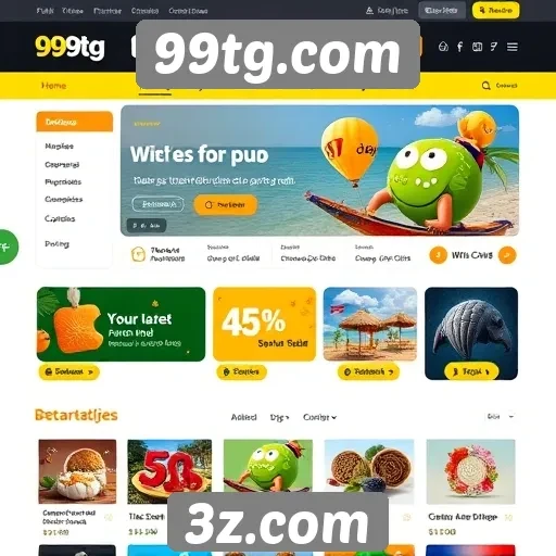 Facilidade de navegação no site 99tg