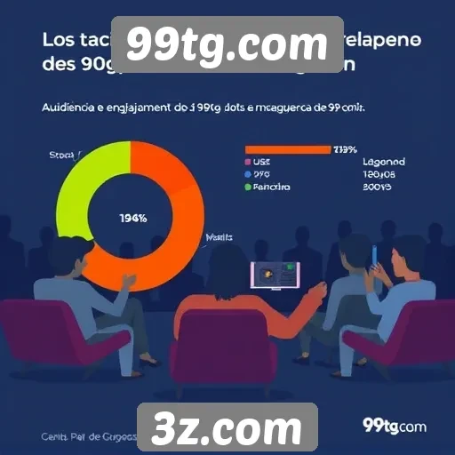 Dados sobre a audiência e engajamento do 99tg