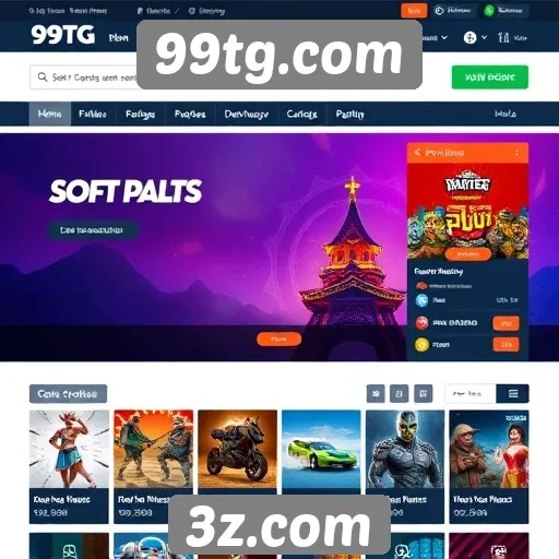 Análise da interface de usuário do site 99tg